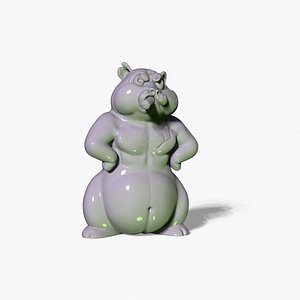 3D ANGRY HAMSTER