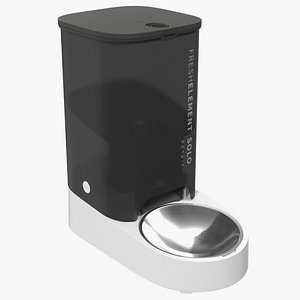 Petkit Automatic WiFi Pet Feeder Black 3D