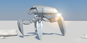 Spider Tank - Low Poly