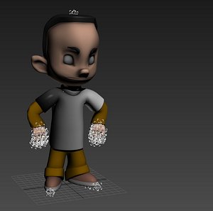 3dsmax small boy kid