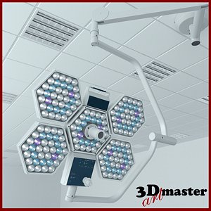 medical surgical lighting 3D model