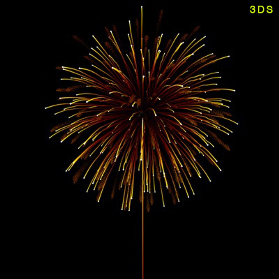 Fireworks 3d Model