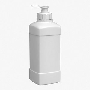 3D model spray bottle plastic