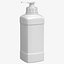 3D model spray bottle plastic
