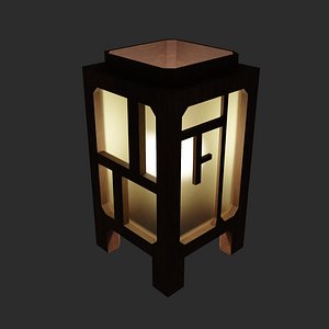 japan lamp 3D model