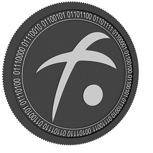 3D fusion black coin