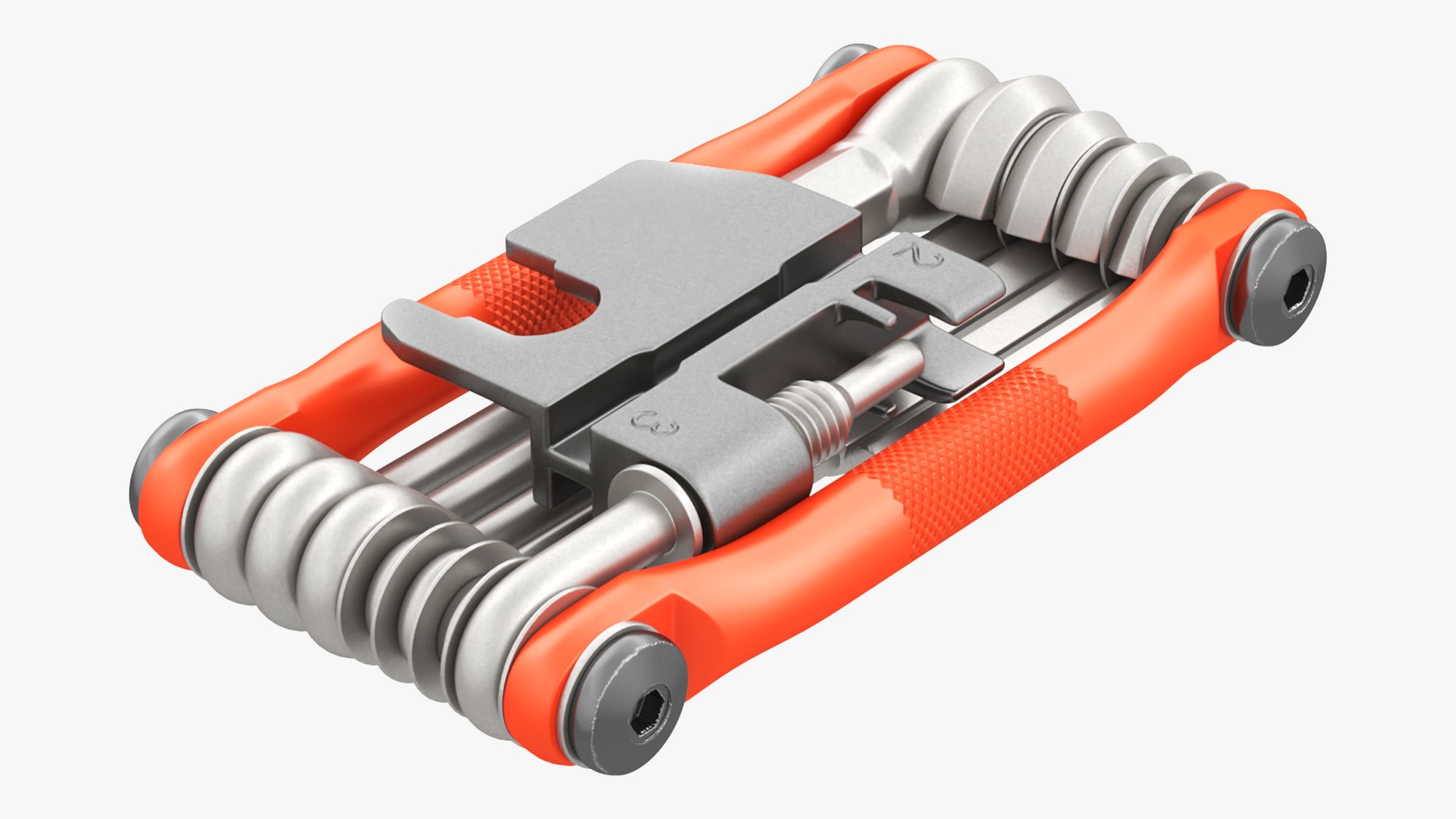 Bike Multi Tool Kit Folded 3D model preview