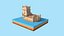 Cartoon Lowpoly Belem Tower