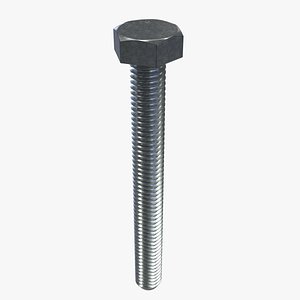 3D hex bolt m6x55 5