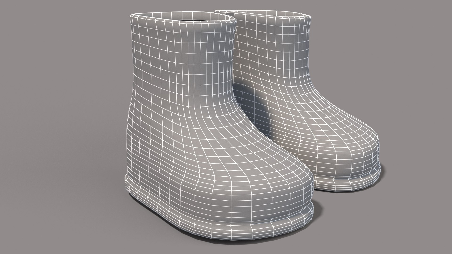 cartoon boots 3d 3ds