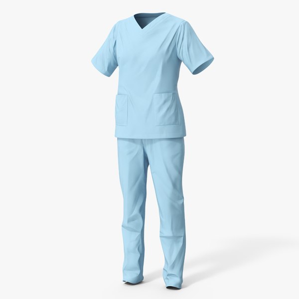 Nurse Uniform 3D Models for Download | TurboSquid