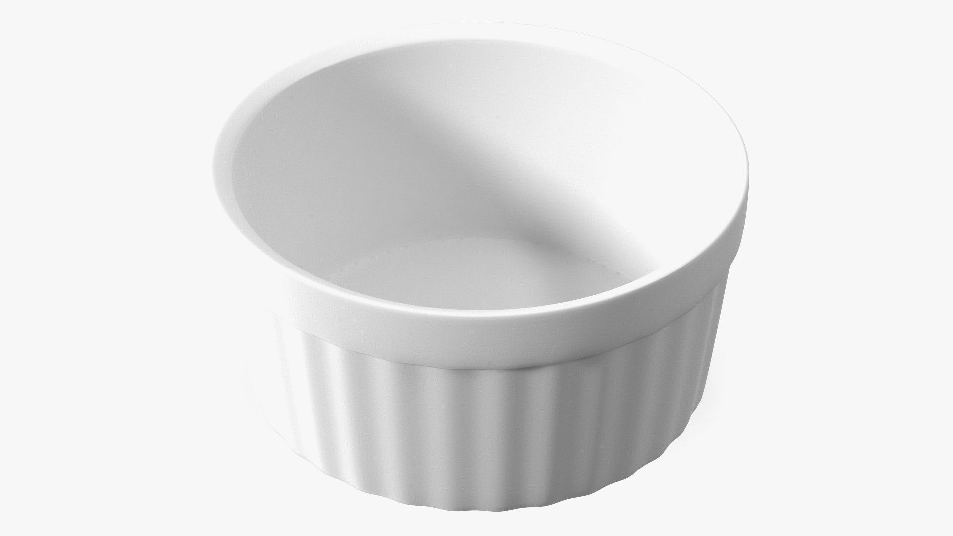 Gravy Boat White 3D model preview