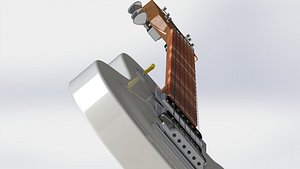 3D model concept les paul guitar