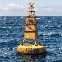 Marine Navigation Buoy Old Game Ready