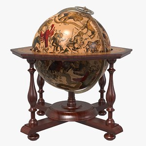 early celestial globe 3D model
