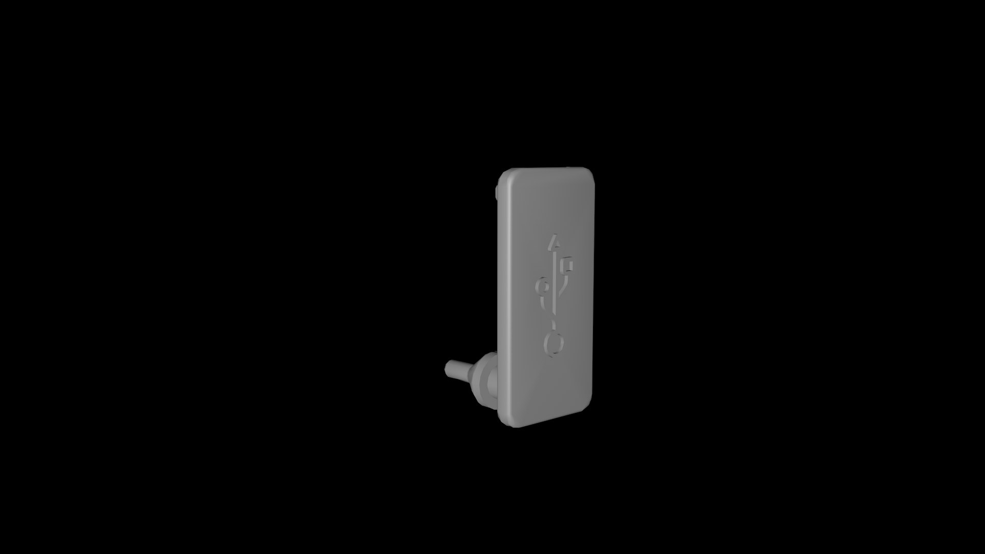 Free USB Cover 3D Model TurboSquid 1995147