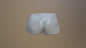 3d underpants  pants drawers shorts 3D model