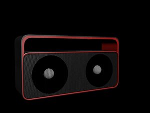 3D bluetooth speaker model