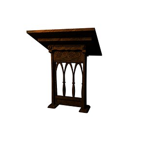 3d vintage table model