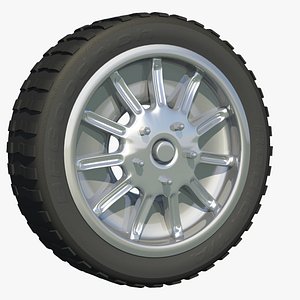 wheel alloy rim 3d model
