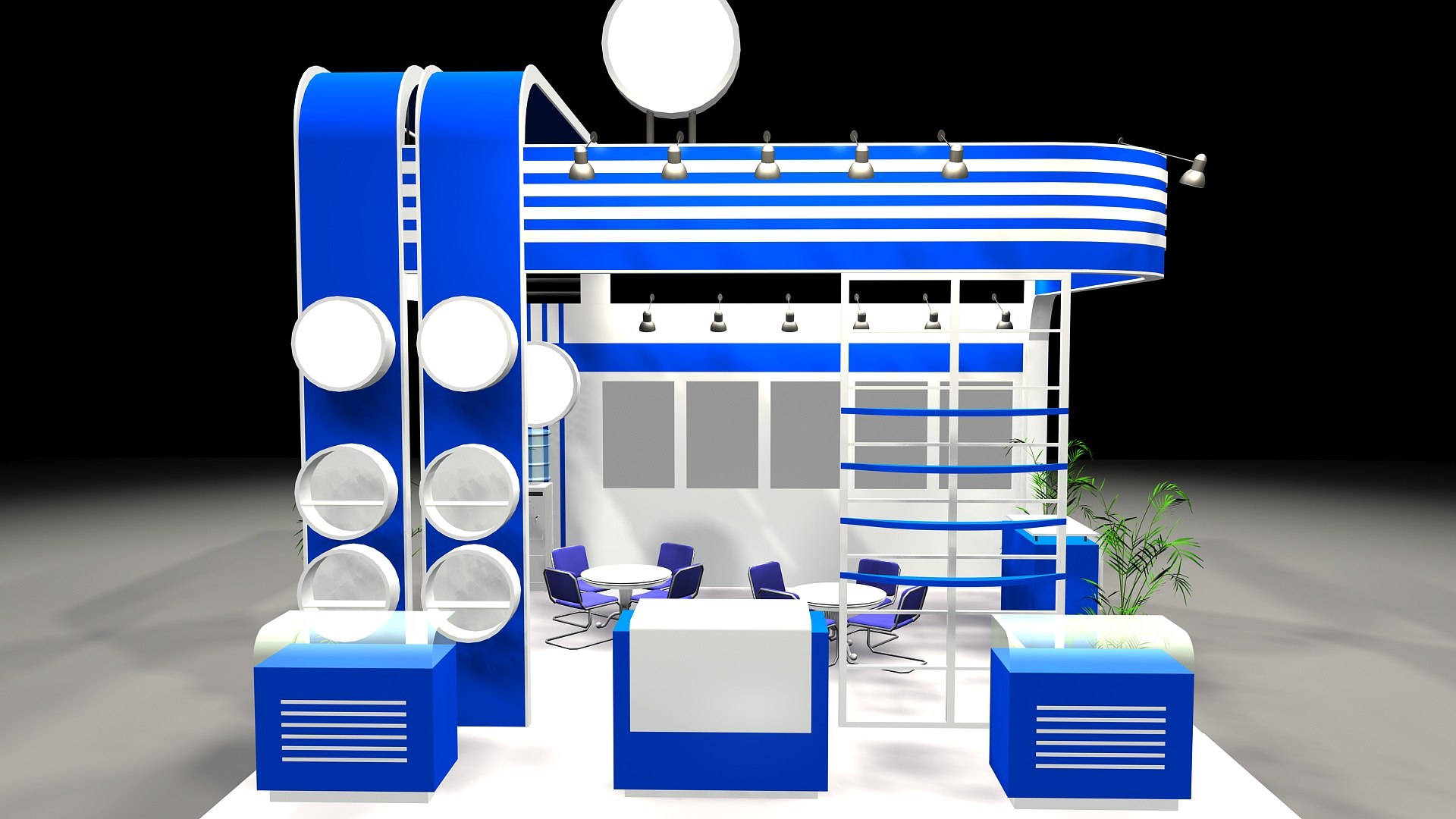 3 Side Open Stand 3D Model - TurboSquid 1996085
