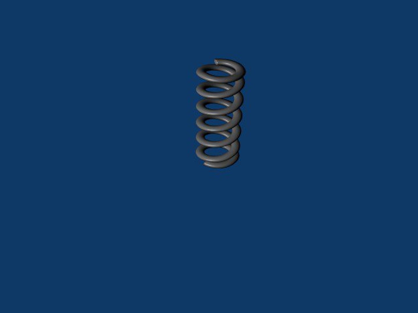 Free Spring Valves Shocks 3d Model