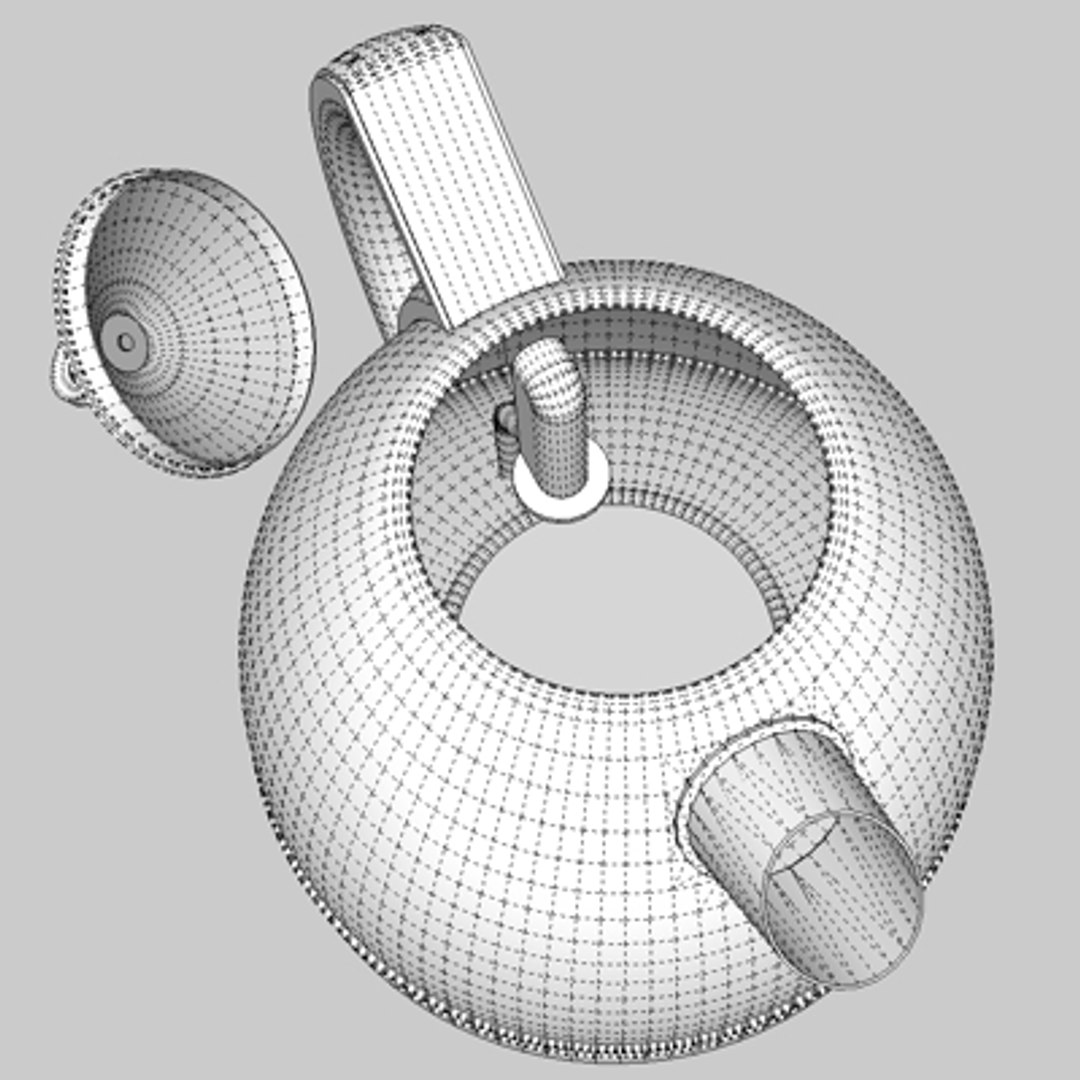 3d kettle toaster