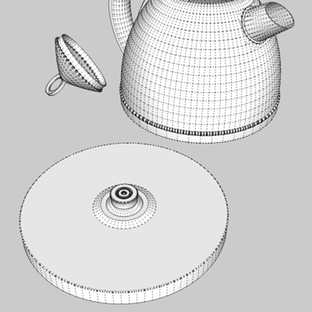 3d kettle toaster