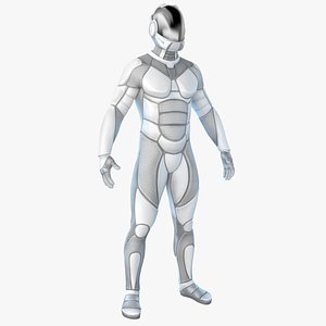 Sci-FI Futuristic Astronaut Space Suit