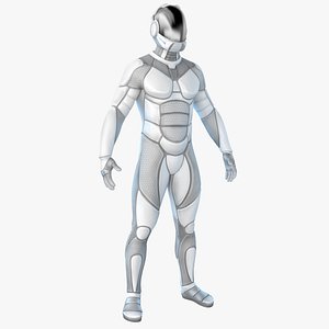 Sci-FI Futuristic Astronaut Space Suit
