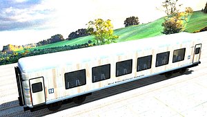 3D wagon railway