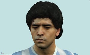 diego maradona 3D model