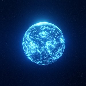 Blue Sun 3D model