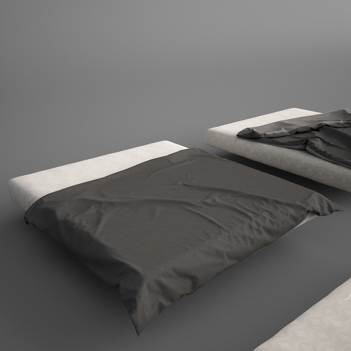 3d model bed blanket covers set