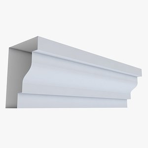 cornice 43 straight 3D model