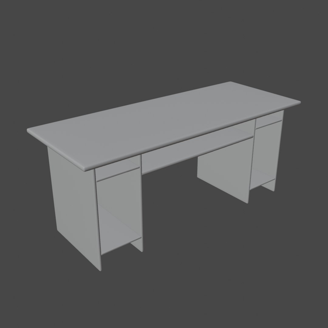 Computer Table 01 Model - TurboSquid 2301988