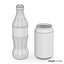 free coca-cola bottle 3d model