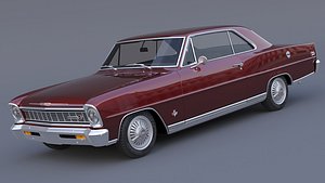 1966 Chevrolet Nova SS 3D model