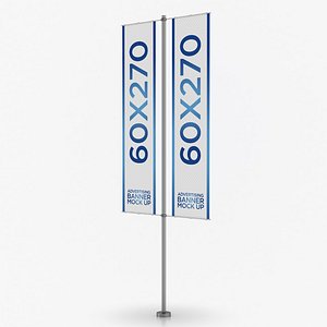 3D banner advertising model