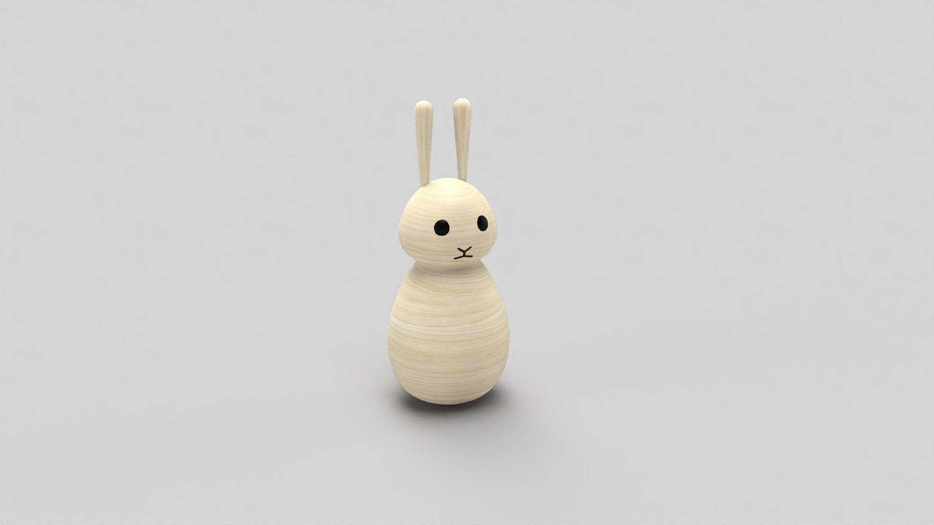 3D Rabbit Wood Design Model - TurboSquid 1622755