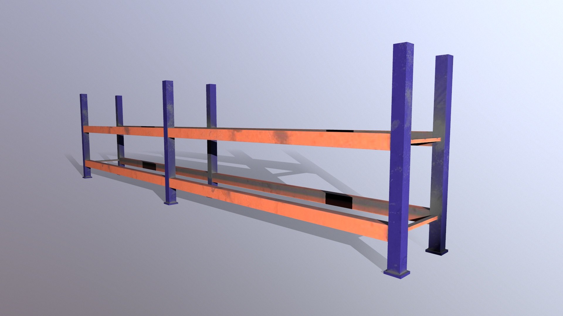 Pipe Structure Rack 3D - TurboSquid 2288136
