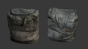 3D Worn Travel Bag Scan