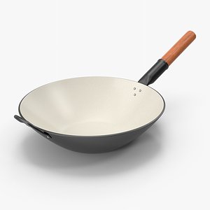 3D Wok With Handle model