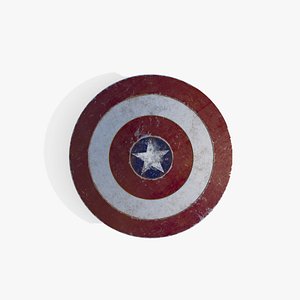 Captain America Shield 3D model