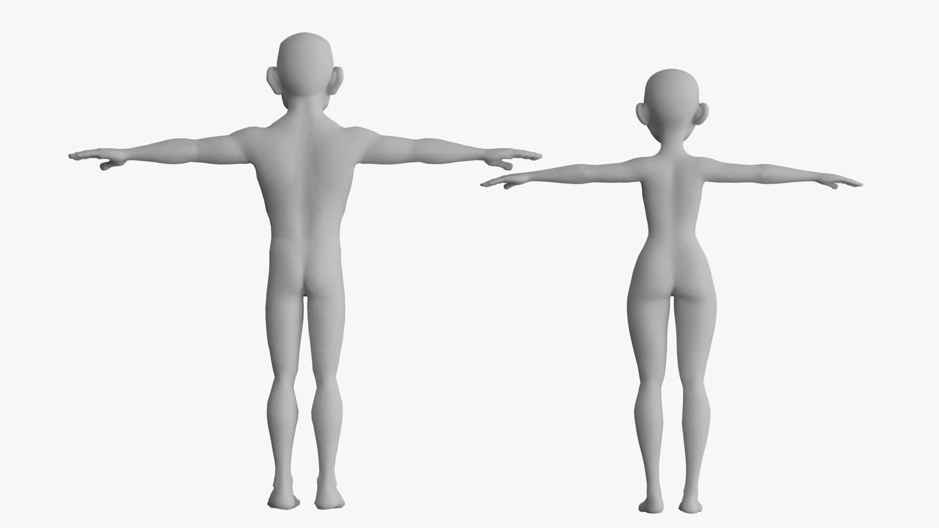 3D Stylized Character Base Mesh - Volume 1 - TurboSquid 2256918