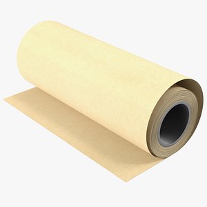 3D model Eco Kraft Wrapping Paper Roll