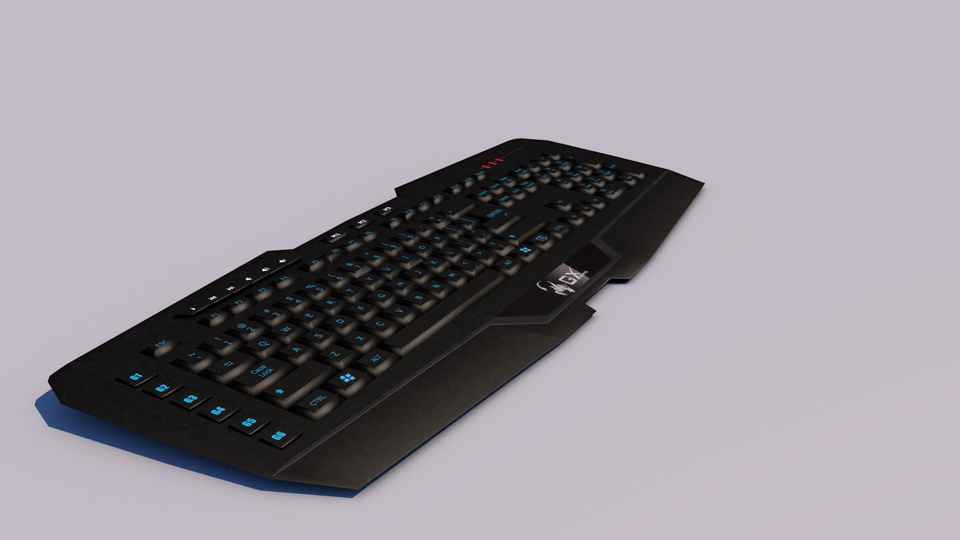 Multimedia Keyboard 3d Obj