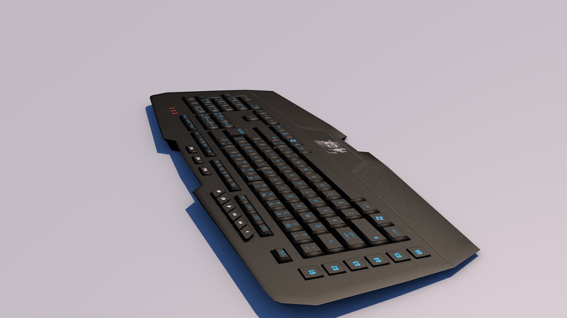 Multimedia Keyboard 3d Obj