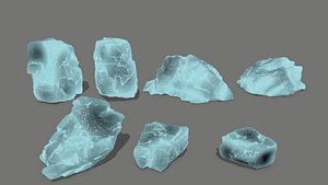ice rock 3D model