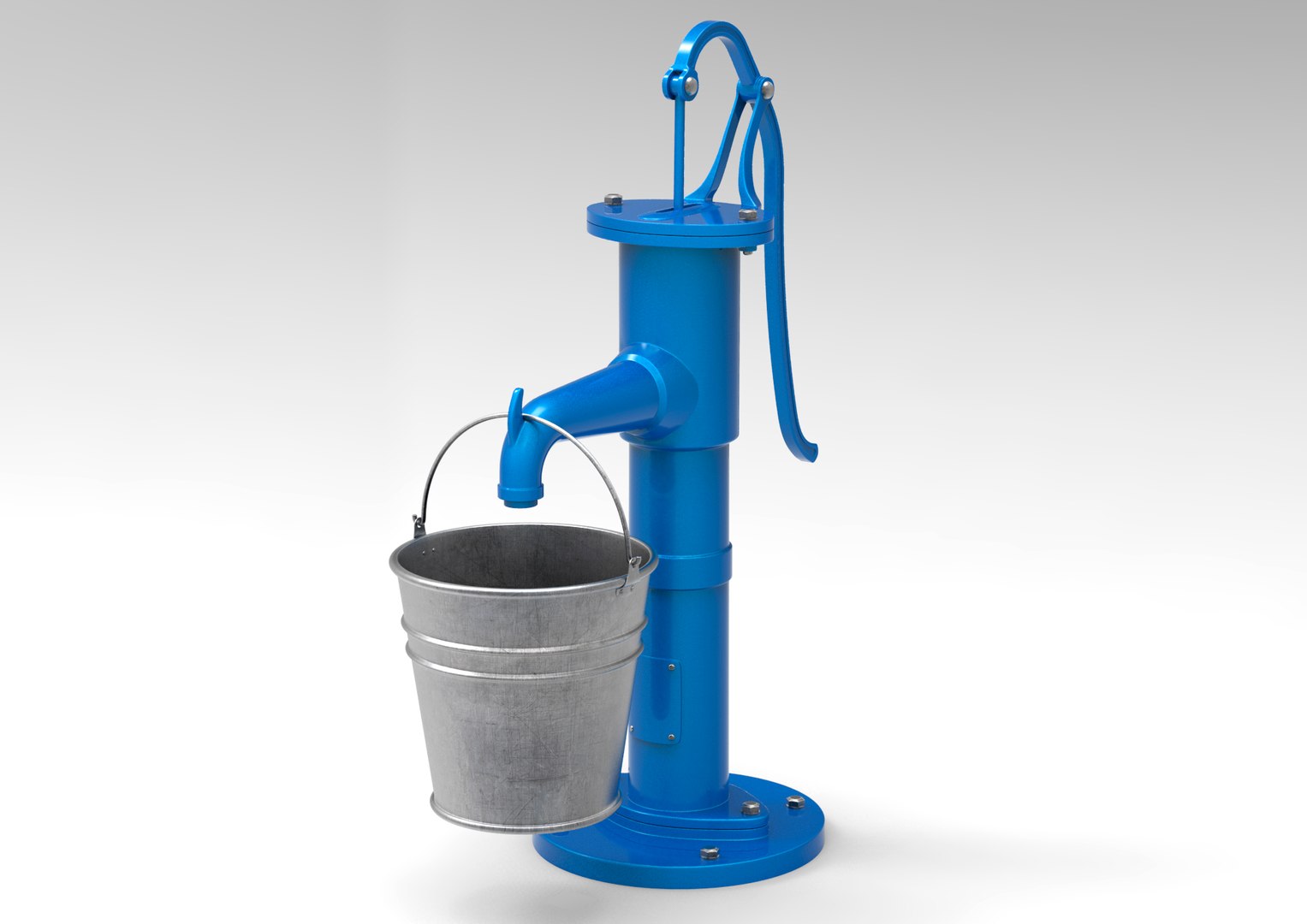 Water Pump Bucket Model - TurboSquid 1323681